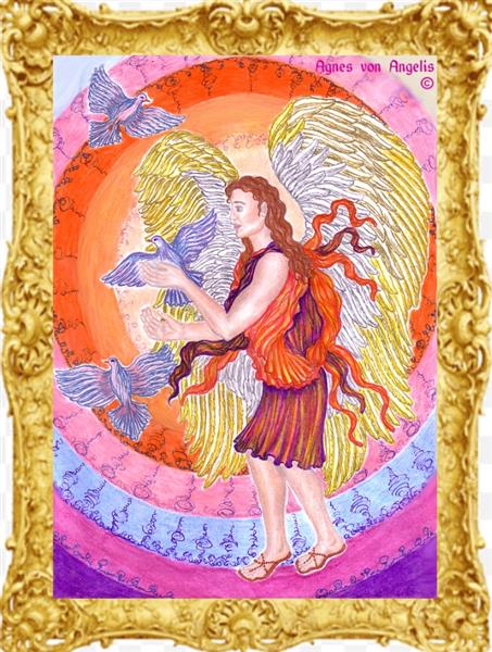 Archangel Chamuel - the one who sees God, c.2017 - Agnes von Angelis AvA -   - Enzyklopädie der visuellen Künste