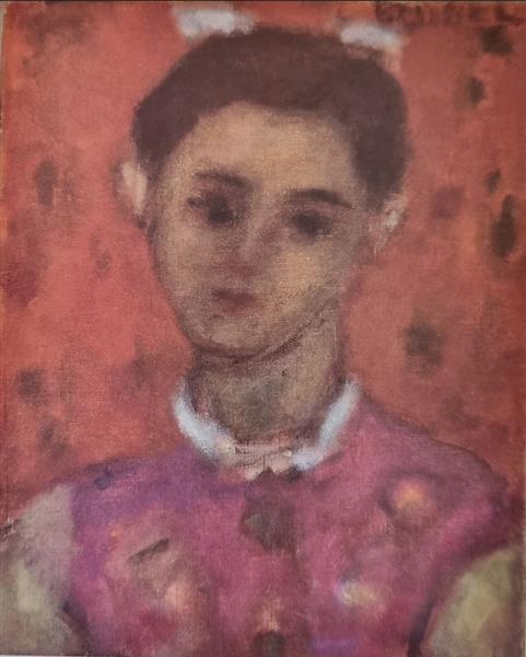 Portrait in Orange, 1958 - Bela Czobel
