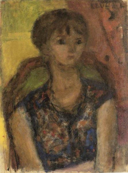 Young Girl Sitting, 1960 - Béla Czóbel