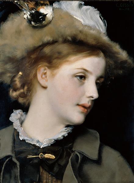 Portrait of a lady, 1881 - Karl Gussow