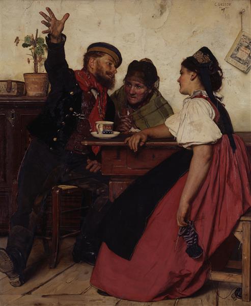 The story of a reservist, 1875 - Karl Gussow