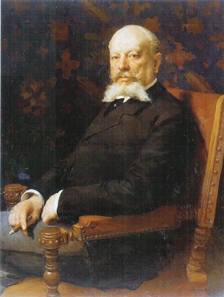 Портрет Іпполіта Іпполітовича Мацнєва, 1895 - Mykola Pymonenko
