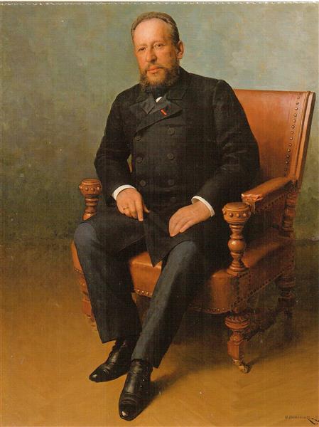 Портрет Лазаря Ізраїлевича Бродського, 1897 - Nikolaï Pimonenko