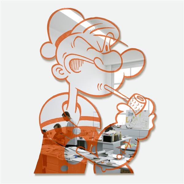 Popeye (Orange), 2004 - 2009 - Jeff Koons