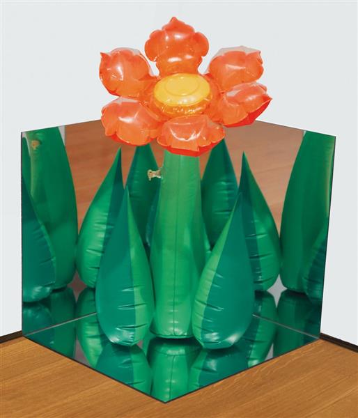 Inflatable Flower (Tall Orange) Corner, 1979 - Jeff Koons