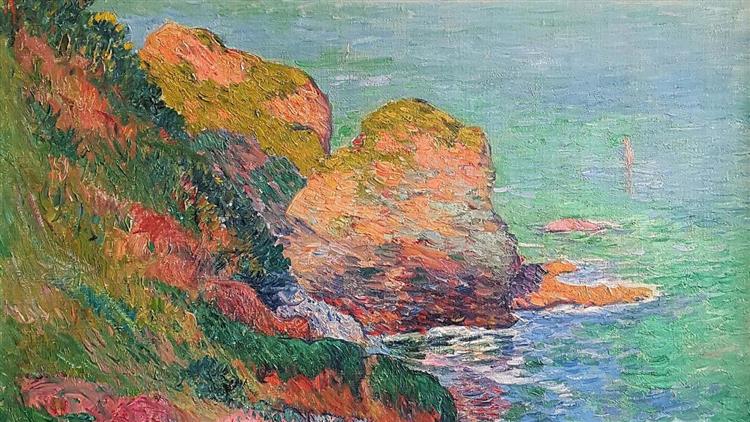 "Groix, Port-Mélite", 1895 - Henry Moret