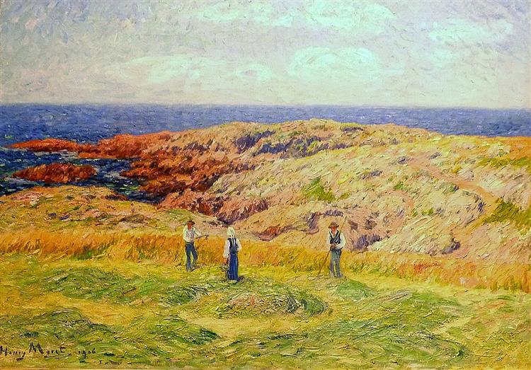 Fenaison en Bretagne, 1908 - Henry Moret