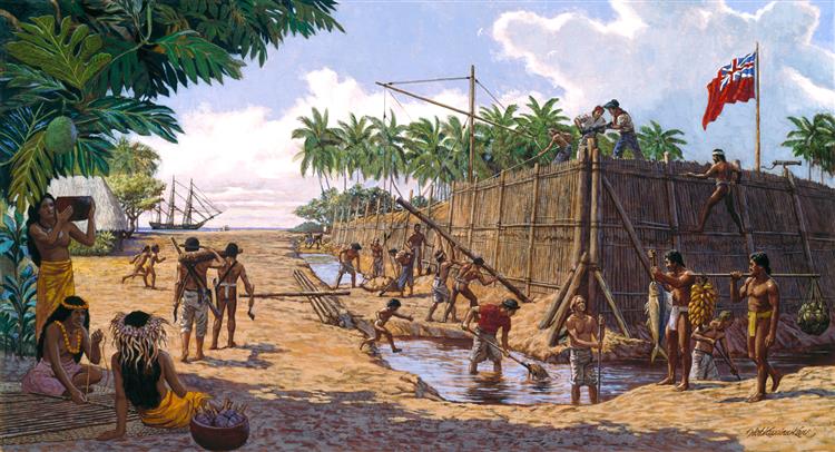 Building Fort George, Tubuai - Herb Kawainui Kāne