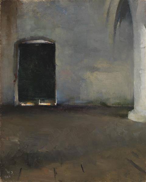 The Door, 1884 - Helene Schjerfbeck
