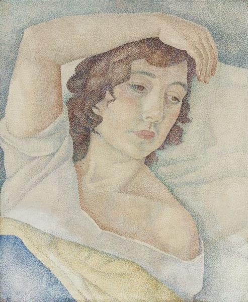 Portrait of a Woman, c.1930 - Marevna Vorobev-Stebelska