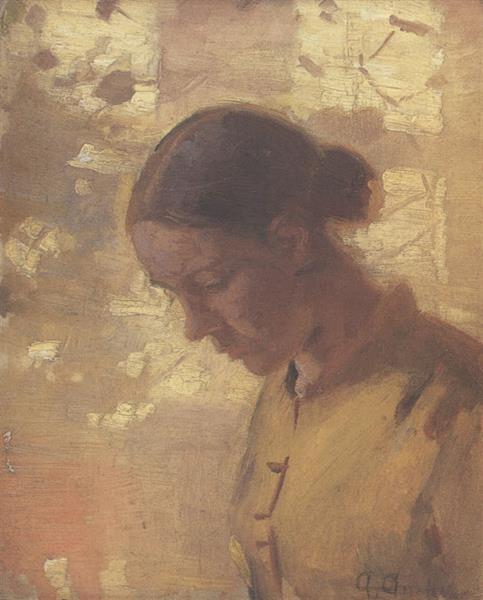 Tine, a Young Girl from Skagen, 1886 - Anna Ancher
