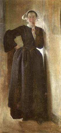 Josephine, the Breton Maid - John White Alexander