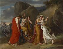 Psyche Bidding Farewell to Her Family - Marie-Guillemine Benoist