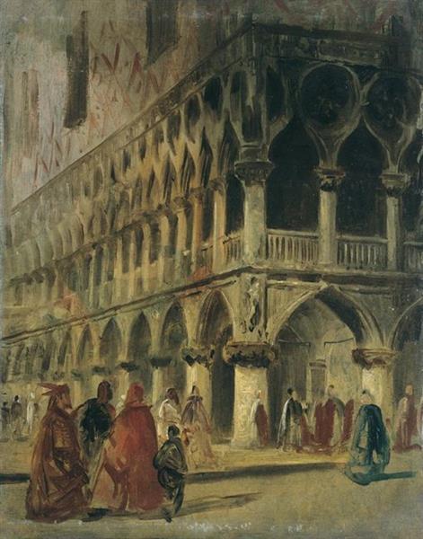 Le Palais des Doges à Venise - 理查·帕克斯·波寧頓