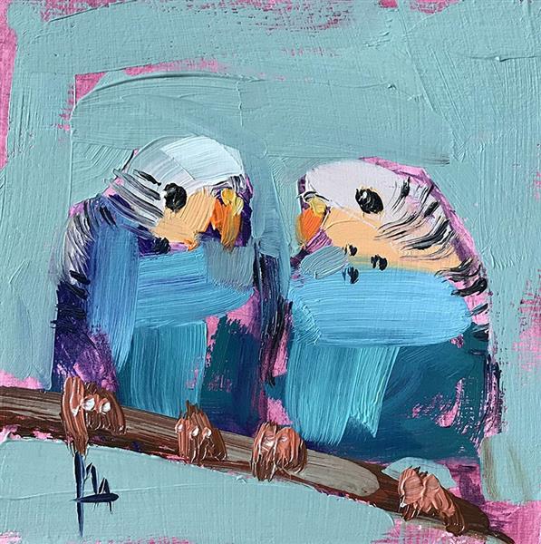 Bird Oil Painting - Corey S Ribotsky