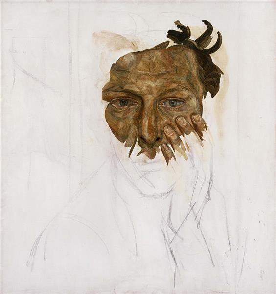 Self-Portrait, c.1956 - 盧西安‧佛洛伊德
