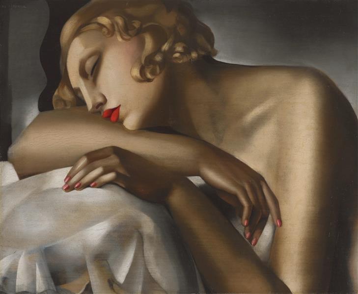 The Sleeper, 1932 - Тамара Лемпицька