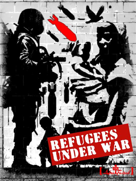 Refugees Under War - 2.0, 2019 - Abu Faisal Sergio Tapia