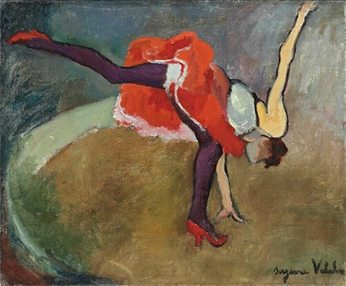 Agenda artistique de septembre! 1912the-acrobat-suzanne-valadon-1912