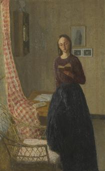 A Lady Reading - Гвен Джон