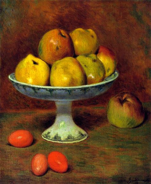Apples and red eggs, 1916 - Федеріко Дзандоменегі