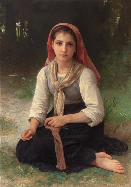 Shepherdess, 1888 - William Bouguereau