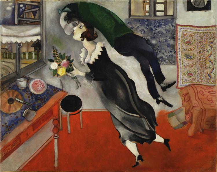 The Birthday, 1915 - Marc Chagall