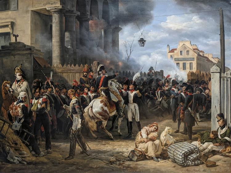 The Clichy Gate, The Defence of Paris, 30 March 1814, 1820 - Орас Верне