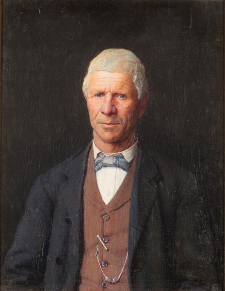 Portrait of a landowner, 1893 - Джузеппе Пеллиза да Вольпедо