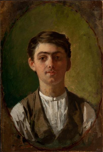 Self-portrait, 1885 - 1886 - Giuseppe Pellizza da Volpedo