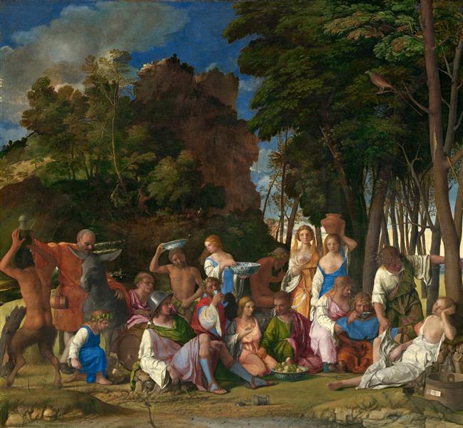 The Feast of the Gods, 1516 - 1529 - Тиціан