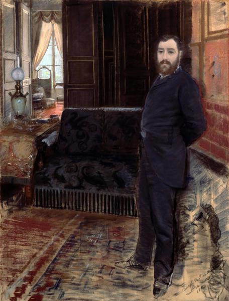 Self-Portrait, 1883 - 1884 - Джузеппе Де Ніттіс