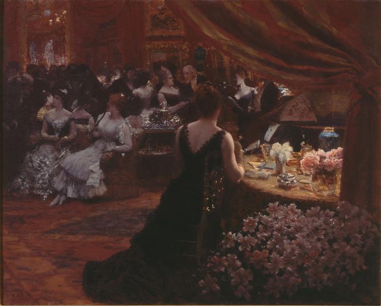 The living room of Princess Mathilde, 1883 - Giuseppe De Nittis