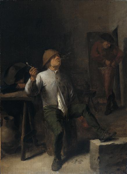 The Smoker, 1630 - 1638 - Адріан Брауер