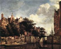 The Martelaarsgracht in Amsterdam - Адриан ван де Вельде