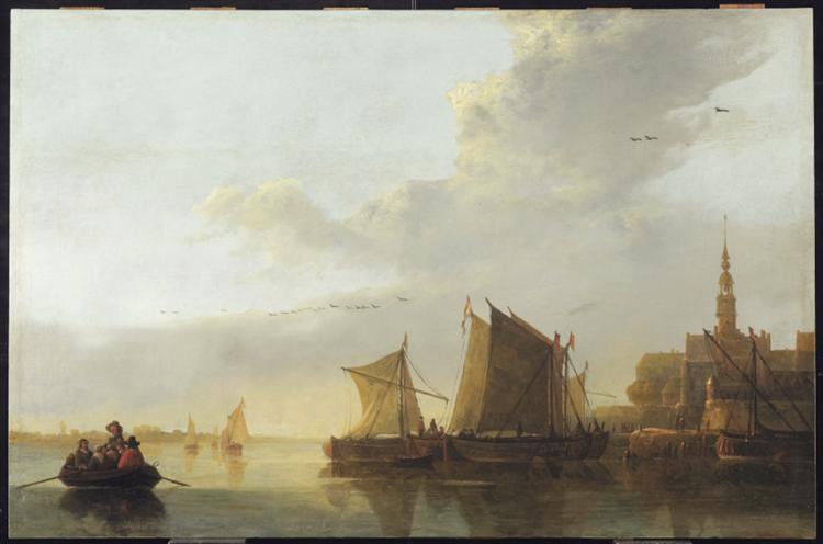 View of Dordrecht, 1655 - Альберт Кёйп