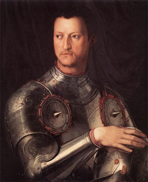 Portrait of Cosimo I de' Medici, 1545 - Аньоло Бронзино