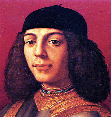Portrait of Piero di Lorenzo de Medici - Аньоло Бронзино