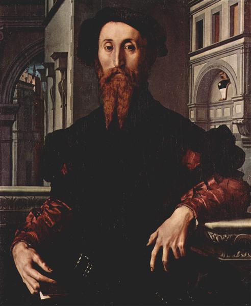 Portrait of Signor Panciatichi Bartolomeo, 1540 - Аньоло Бронзіно