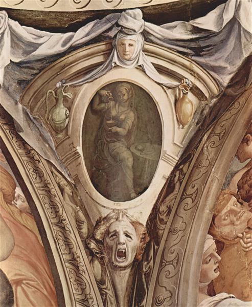 Scenes of allegories of the cardinal virtues, c.1544 - Agnolo Bronzino