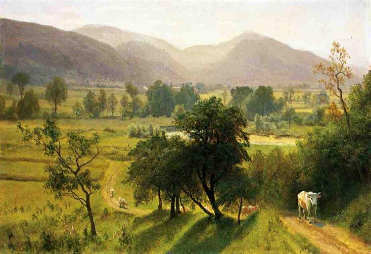 Conway Valley, New Hampshire - Albert Bierstadt