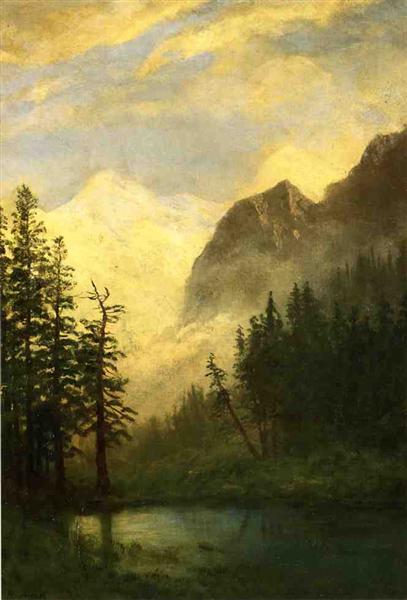 Mountain Landscape - Albert Bierstadt