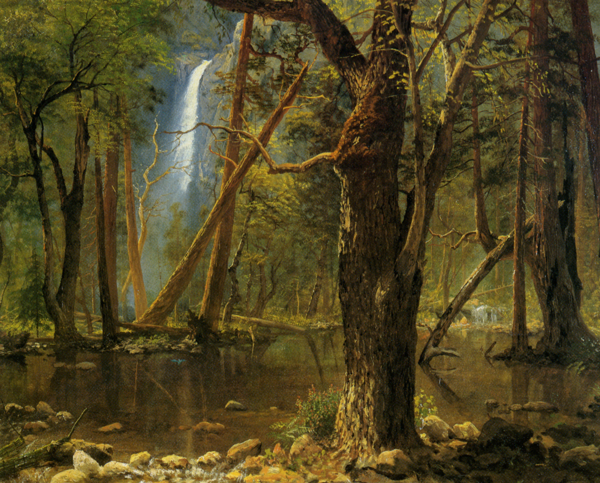 View In Yosemite Valley 1871 Albert Bierstadt WikiArt Org   View In Yosemite Valley 1871 