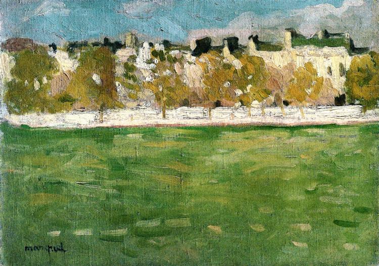 Embankments of the Seine in Paris, 1907 - Albert Marquet