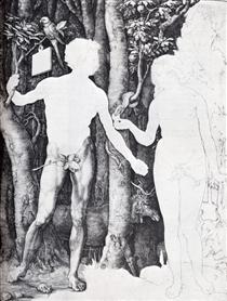 Adam And Eve - Albrecht Dürer