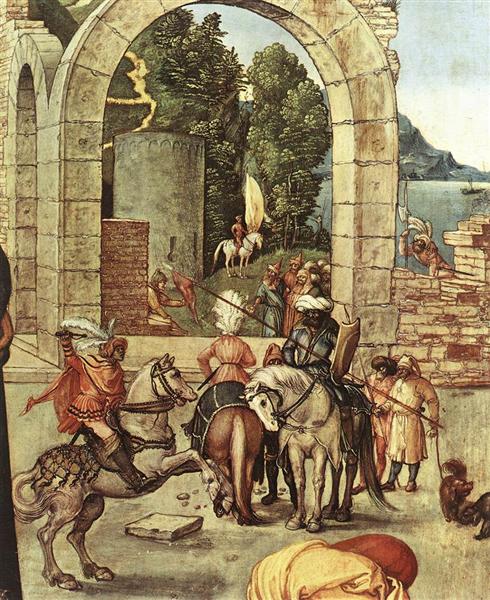 Поклонение (фрагмент), 1504 - Альбрехт Дюрер