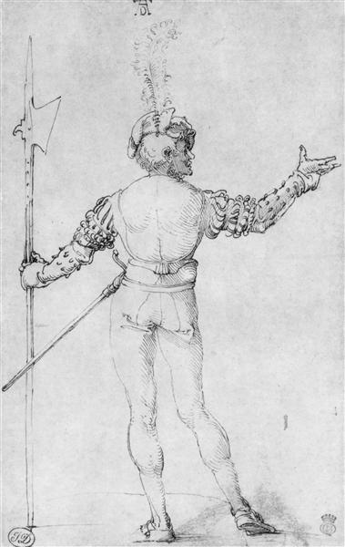 Черная фигура, 1503 - 1504 - Альбрехт Дюрер