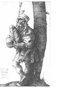 Bagpipes players - Albrecht Dürer