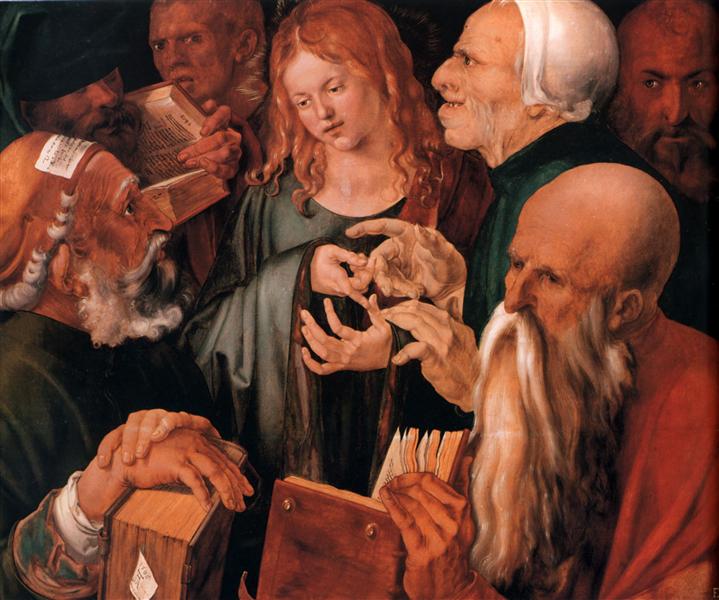 Jésus parmi les docteurs, 1506 - Albrecht Dürer