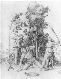 Death of Orpheus - Albrecht Dürer